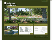 Tablet Screenshot of mckennalandscape.com